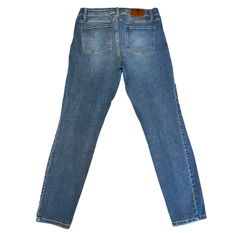 FRYE Veronica Mid Rise Skinny Jeans Cotton Blue Denim Pockets EU 38 US 8 EUC